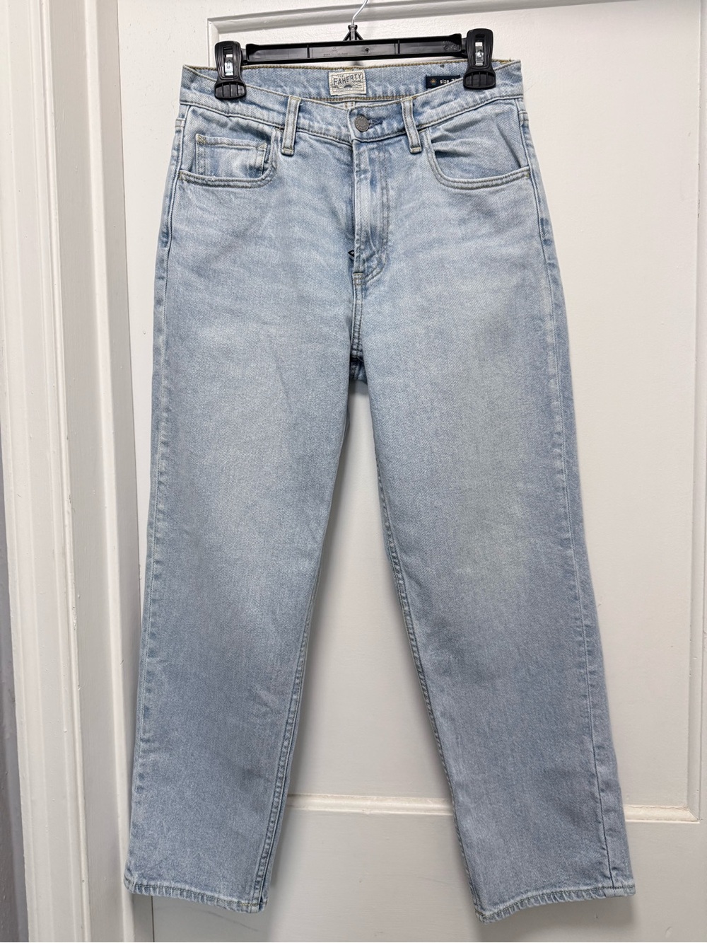 Faherty Light Wash Relaxed Jeans
